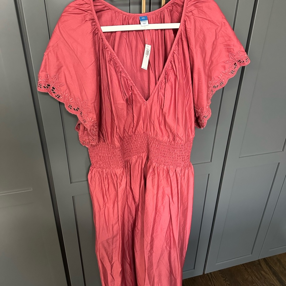 Old Navy Dark Pink Maxi Dress